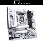 Colorful Intros CVN B760M Frozen White DDR4 Motherboard With Hidden Power Connectors