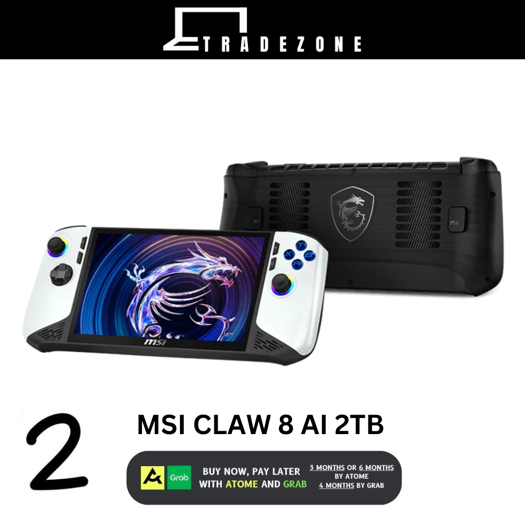 MSI Claw 8 EX / A8 / 8 AI+ / A1M 512GB/1TB/2TB Z2 Extreme / UT7