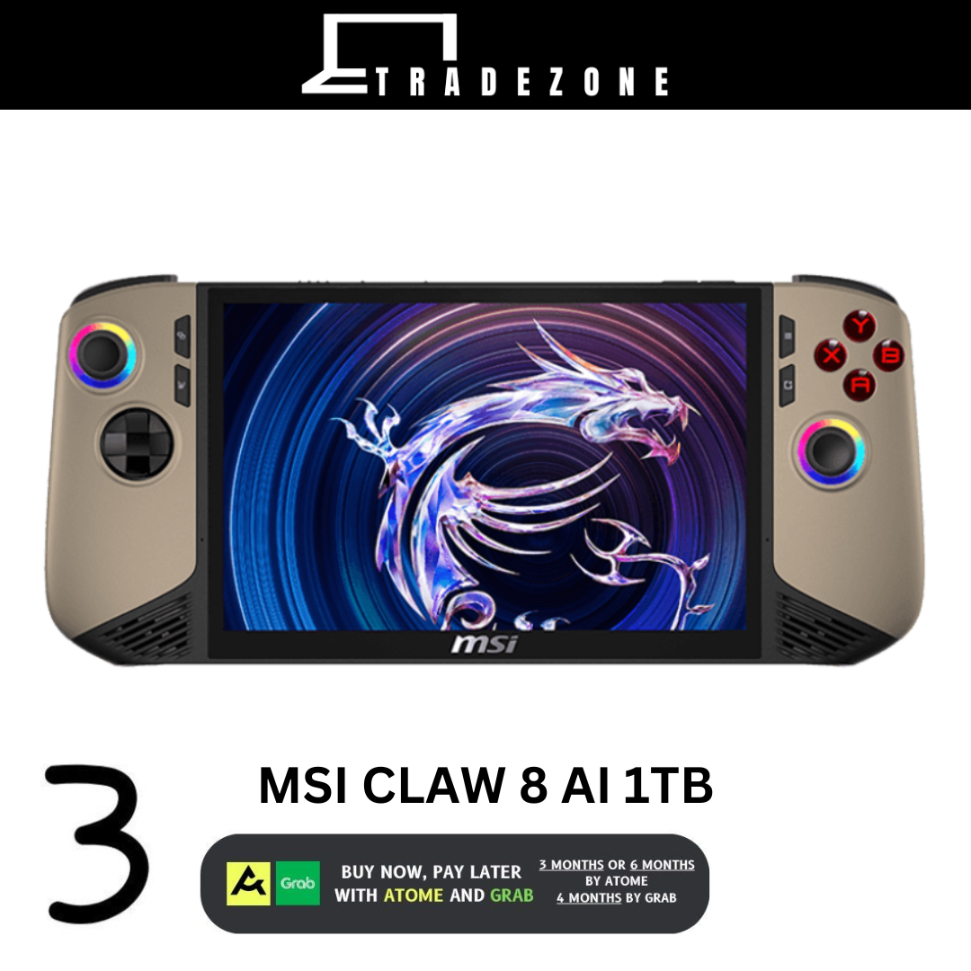 MSI Claw 8 EX / A8 / 8 AI+ / A1M 512GB/1TB/2TB Z2 Extreme / UT7