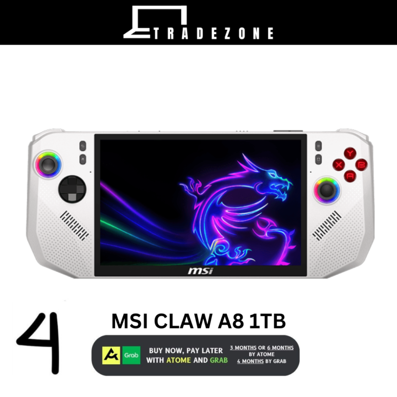 MSI Claw 8 EX / A8 / 8 AI+ / A1M 512GB/1TB/2TB Z2 Extreme / UT7
