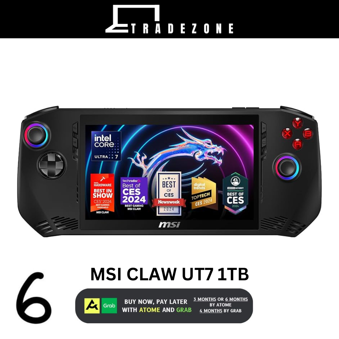 MSI Claw 8 EX / A8 / 8 AI+ / A1M 512GB/1TB/2TB Z2 Extreme / UT7