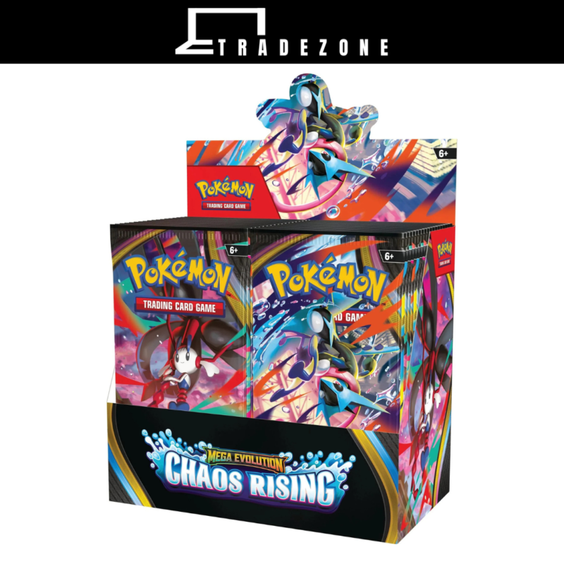 Pokemon TCG Mega Evolution Chaos Rising Booster Box (36 Packs) Shrinked ...