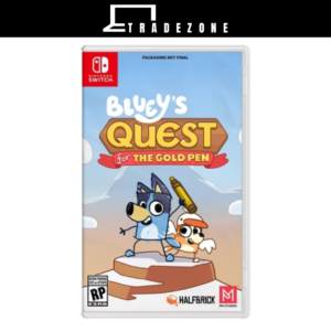 Nintendo Switch Bluey's Quest for The Gold Pen Game