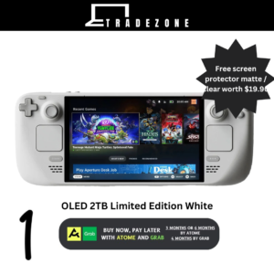 Steam Deck  OLED / Limited Edition White/Transparent / LCD 512GB/1TB/2TB