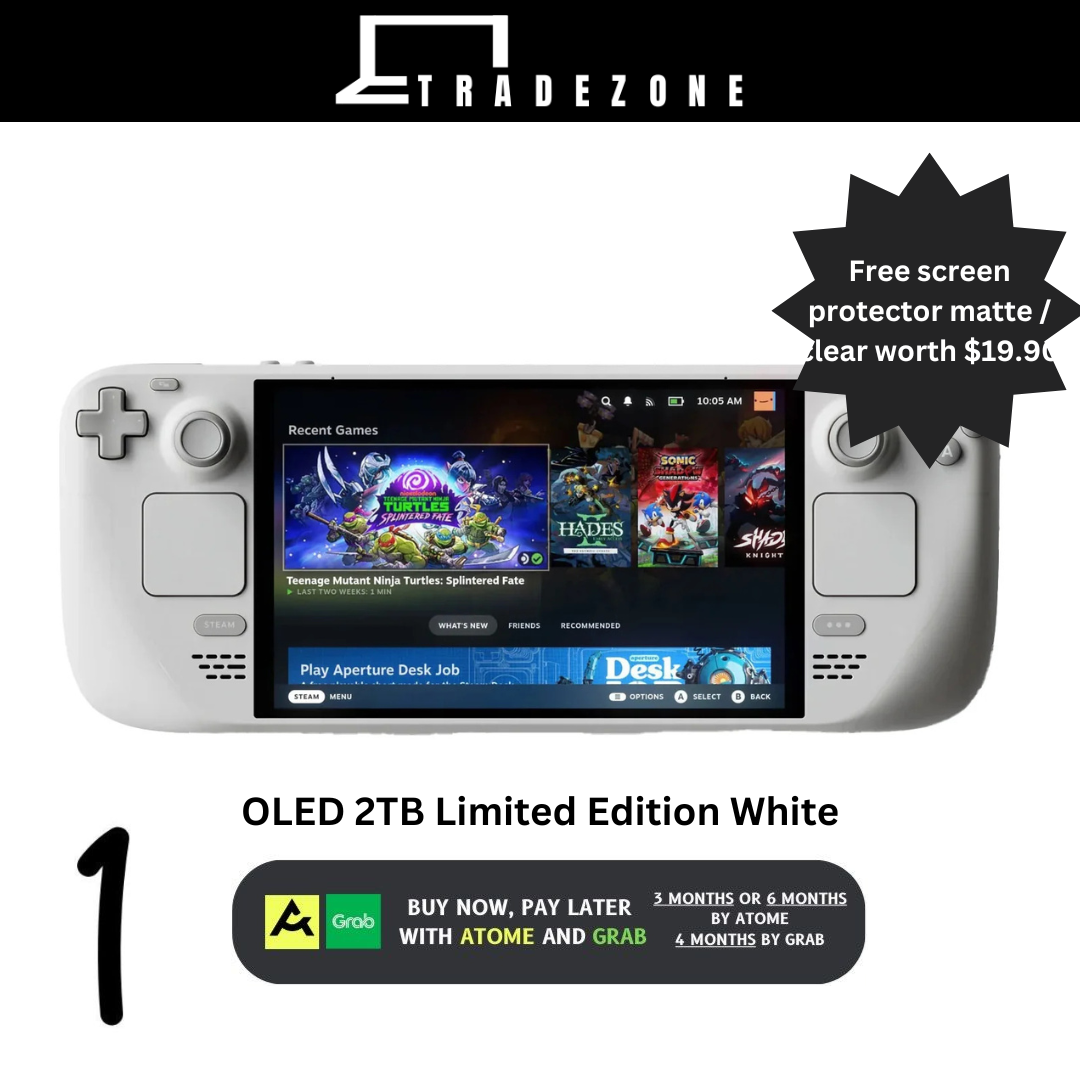 Steam Deck OLED / Limited Edition White/Transparent / LCD 512GB