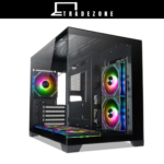 Tecware VXN+ MATX w/ 6 x Lumi ARGB Fans (Black)