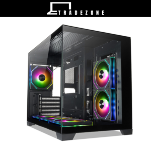 Tecware VXN+ MATX w/ 6 x Lumi ARGB Fans (Black)