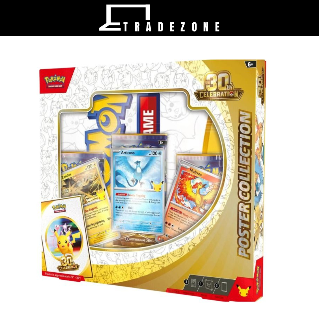 Pokemon 30th Anniversary Celebrations Poster Collection Box English