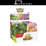 Pokemon 30th Celebration - Mini Tins Display (10 Tins) Case English
