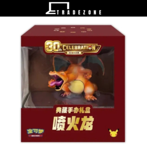 Pokemon 30th Celebration Chinese Charizard Figure and Card Gift Box
